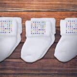 Chaussettes personnalisées parrain mots cachés