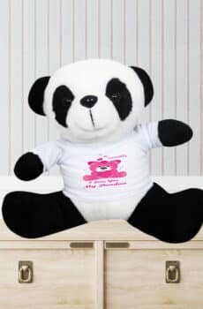 Peluche personnalisée panda ours