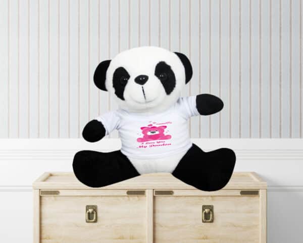 Peluche personnalisée panda ours