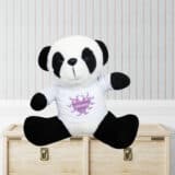 Peluche personnalisée panda coeur – Image 2