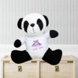 Peluche personnalisée panda super héros