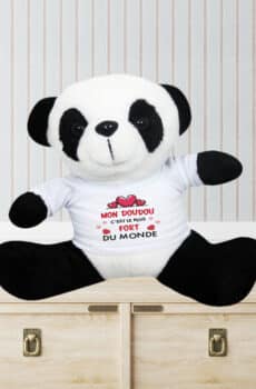 Peluche personnalisée panda mon doudou