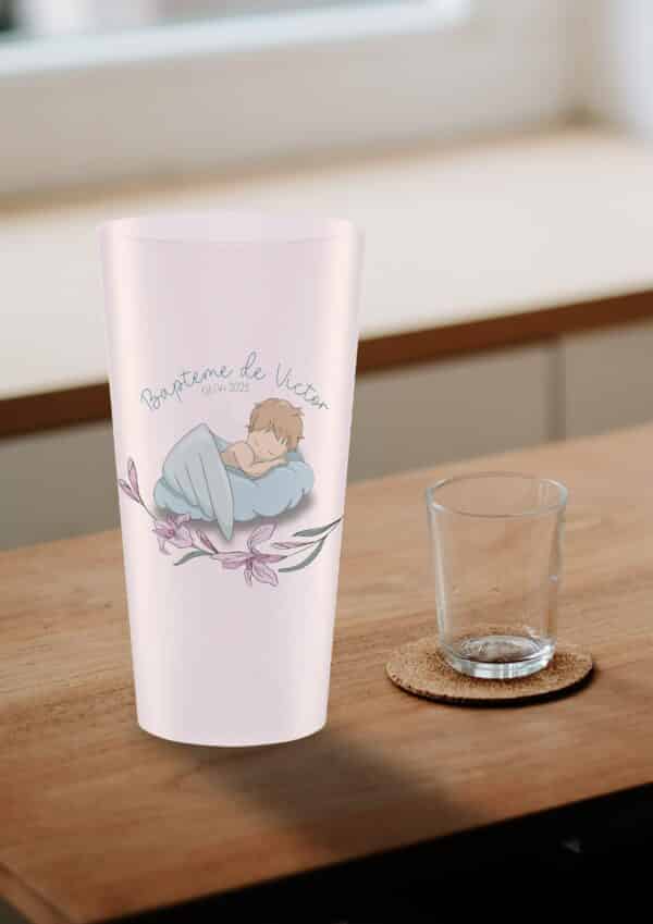 Gobelet personnalisé Baptême ange – Image 2