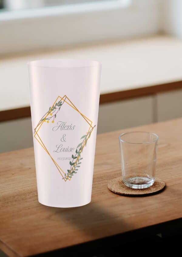 Gobelet personnalisé Mariage champêtre – Image 2
