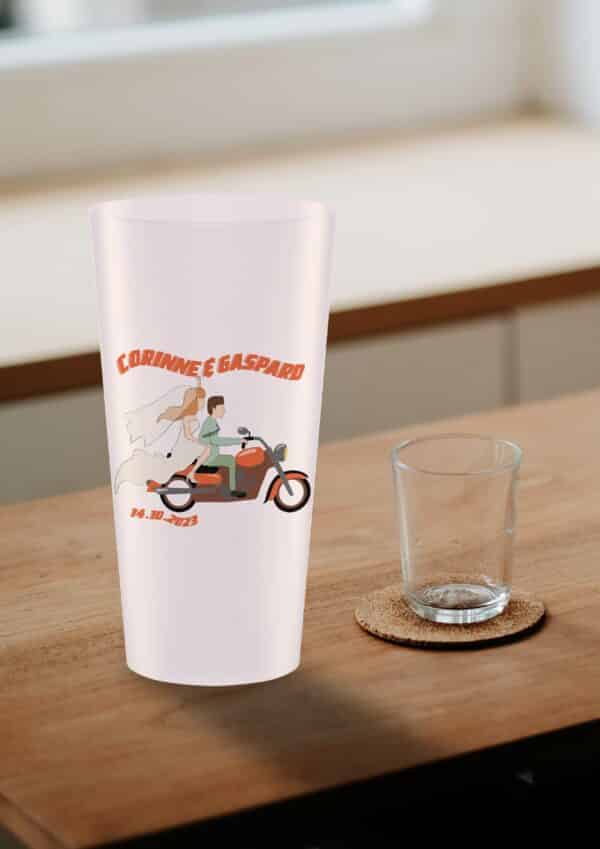Gobelet personnalisé Mariage motard – Image 2