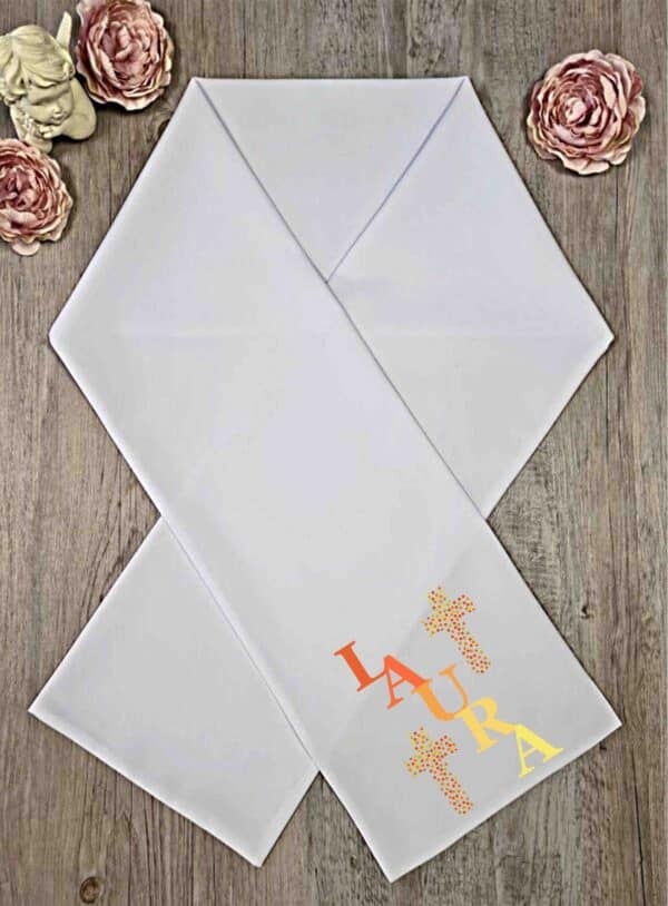 Linge Blanc de Baptême - Croix – Image 3