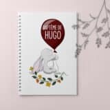 Livre d'or personnalisé Baptême lapin