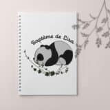 Livre d'or personnalisé Baptême panda