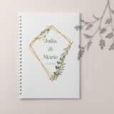 Livre d'or personnalisé Mariage champêtre