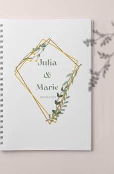 Livre d'or personnalisé Mariage champêtre