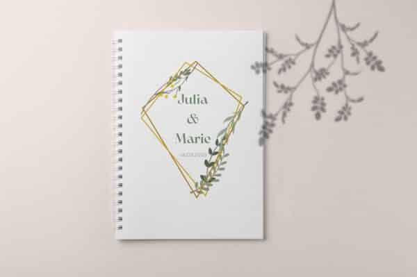 Livre d'or personnalisé Mariage champêtre