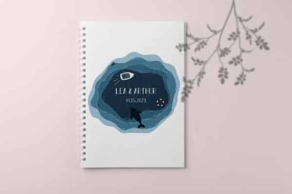 Livre d'or personnalisé Mariage mer – Image 2