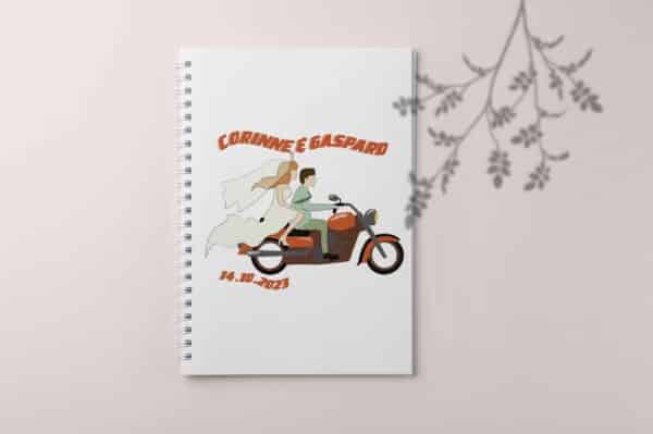 Livre d'or personnalisé Mariage motard – Image 2