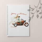 Livre d'or personnalisé Mariage motard
