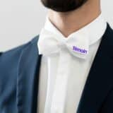 Noeud papillon personnalisé Témoin typo coolvetico – Image 3