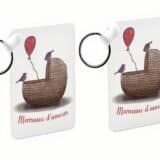 Porte clés personnalisé super Marraine d'amour