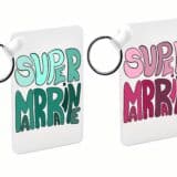 Porte clés personnalisé Marraine écriture