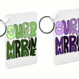 Porte-clés personnalisé: couleurs super marraine – Image 3