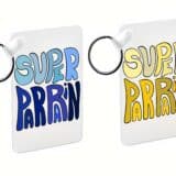 Porte-clés personnalisé: couleurs super parrain – Image 3