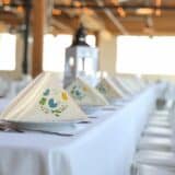 Serviette personnalisé Baptême papillons – Image 2