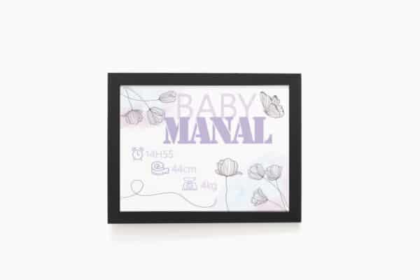 Tableau personnalisé naissance baby – Image 3