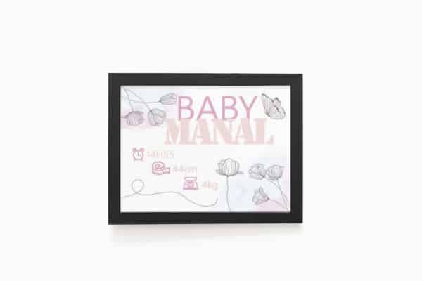 Tableau personnalisé naissance baby – Image 2