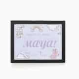 Tableau personnalisé naissance baby d'amour – Image 2