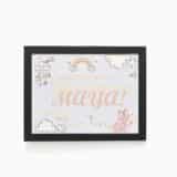 Tableau personnalisé naissance baby d'amour