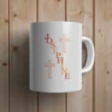 Mug personnalisé prénom croix colorée – Image 3