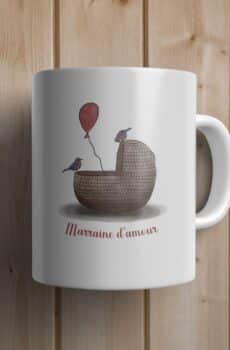 Mug personnalisé marraine d'amour