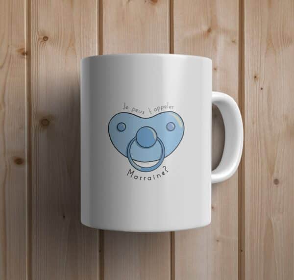 Mug personnalisé demande marraine tétine – Image 2