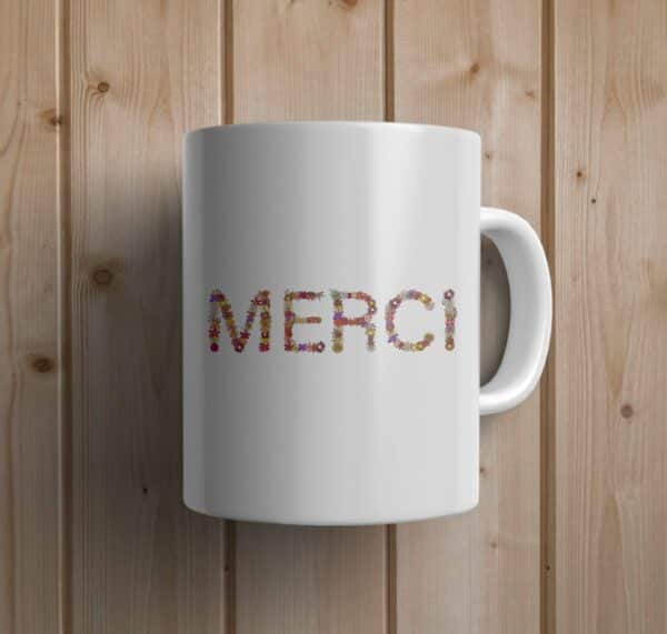 Mug personnalisé remerciement