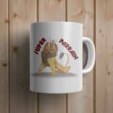Mug personnalisé super parrain