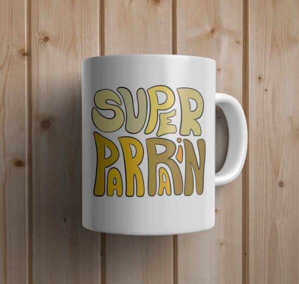 Mug personnalisé: couleurs super parrain – Image 3