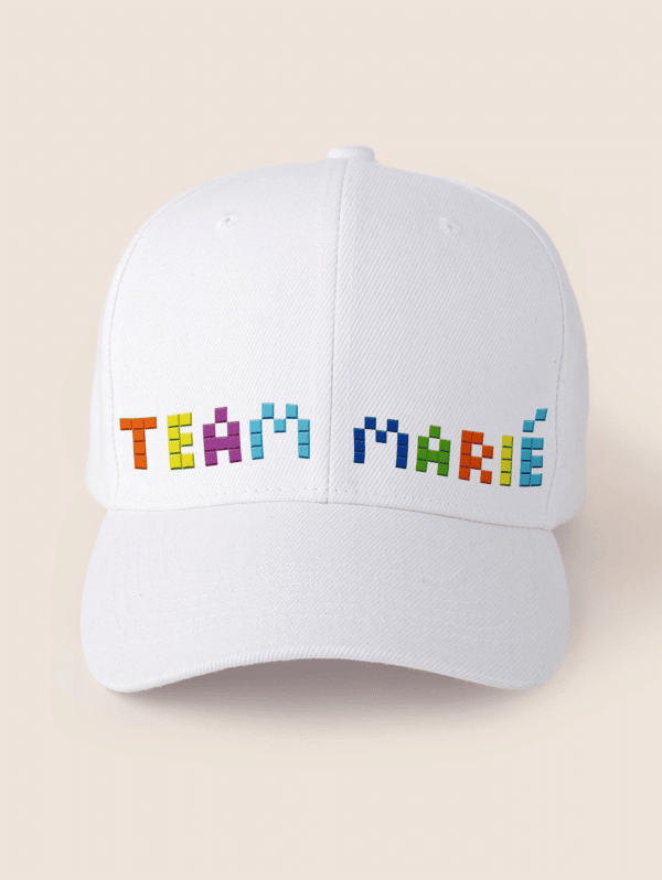 Casquette team marié jeu Tetris