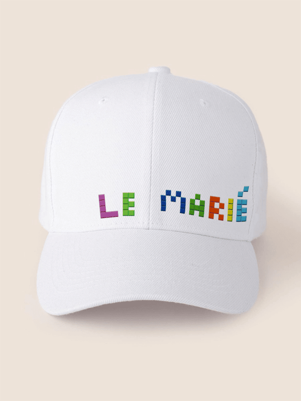 Casquette le marié jeu Tetris