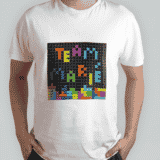 Pieces tetris : t-shirt team marié