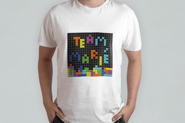 Pieces tetris : t-shirt team marié