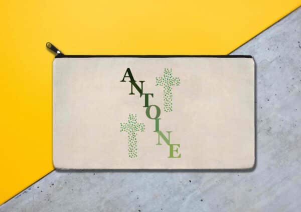 Trousse personnalisée baptême prénom croix – Image 2