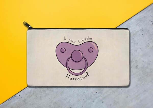 Trousse personnalisée demande marraine tétine – Image 3