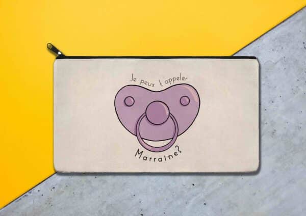 Trousse personnalisée demande parrain tétine – Image 2