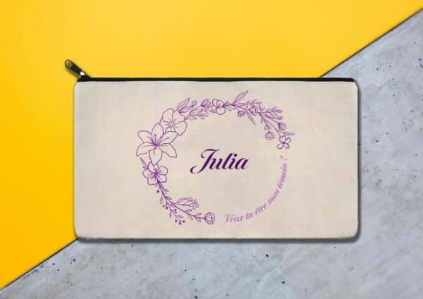 Trousse fleurs- demande témoin prénom – Image 4