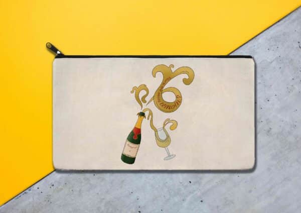 Trousse personnalisée champagne: demande témoin