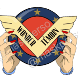 Super héroïne : badge wonder témoin/mariée – Image 3