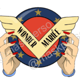 Super héroïne : badge wonder témoin/mariée – Image 2