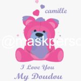 Peluche personnalisée panda ours – Image 7