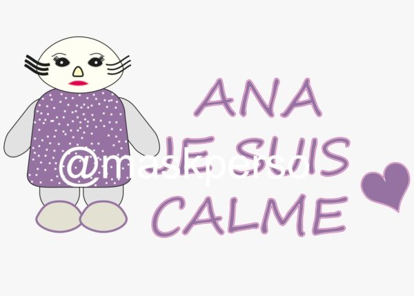 Coussin personnalisé naissance bébé "je suis calme" – Image 3