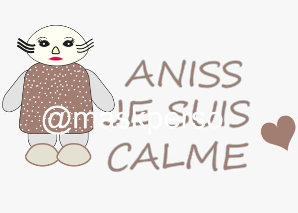 Coussin personnalisé naissance bébé "je suis calme" – Image 7