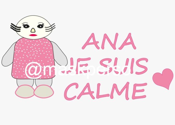 Coussin personnalisé naissance bébé "je suis calme" – Image 5