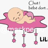 Coussin personnalisé naissance bébé dort nuage – Image 9